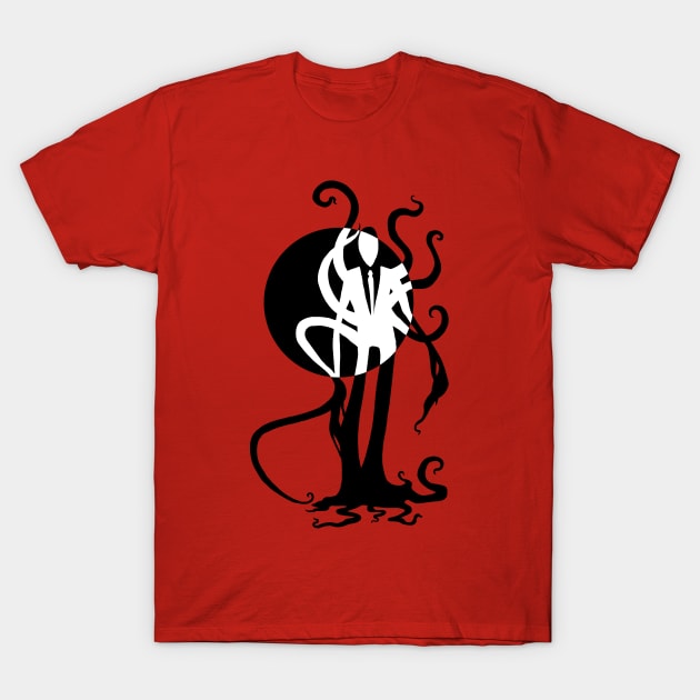 Thin Dude - Slenderman Cryptid Design - Dark Design for Light Shirts T-Shirt by Indi Martin